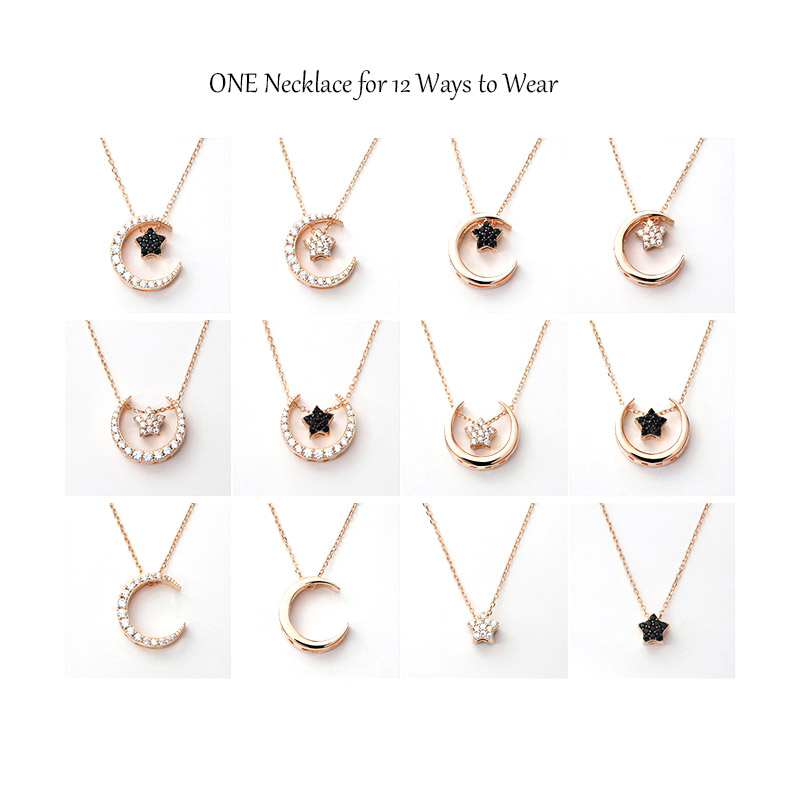 Wear It 12 Ways Necklace In Rhodium